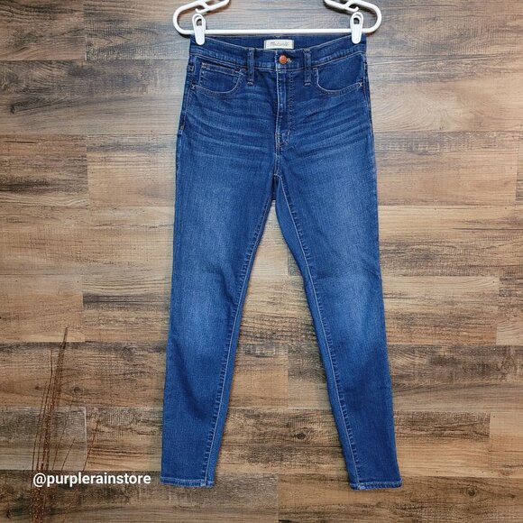 Madewell Jeans 27 Roadtripper High Rise Jansen Wash K1877 Tummy Control Stretch - Picture 1 of 13
